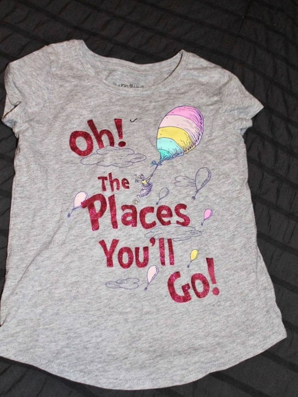 Jumping Beans Dr. Seuss Oh! The Places You'll Go Graphic Tee Girls 6
